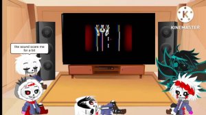 Bad Sanses React to VHS!SANS Phase 3 Undertale Hacker Ending