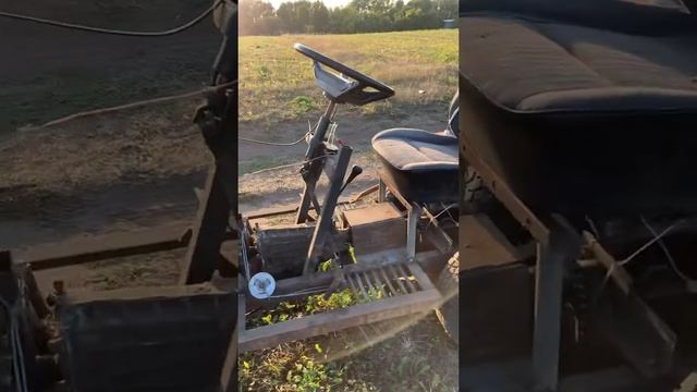 Мини прессподборщик.привод из двигателя мотоблока.