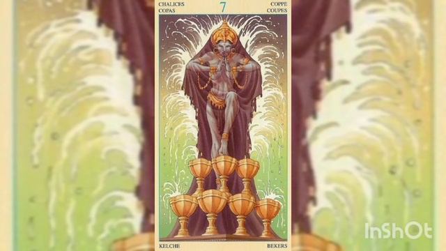 Чаши 7 Дневнеиндийская богиня Майя. Таро союз богинь