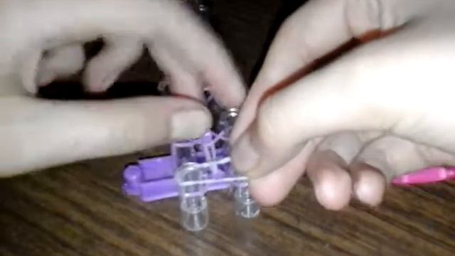 Снежинка из резинок