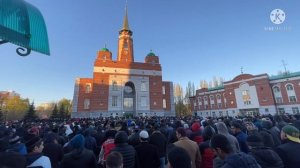 Праздничный намаз в Самаре - соборная мечеть. Хутба- зачем нас создал Аллах и для чего?