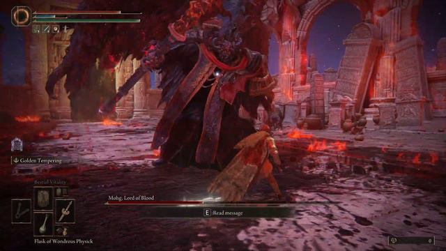 Elden Ring - Mohg, Lord of Blood - 0% Damage Taken (Minus Blood Curse) смотреть онлайн