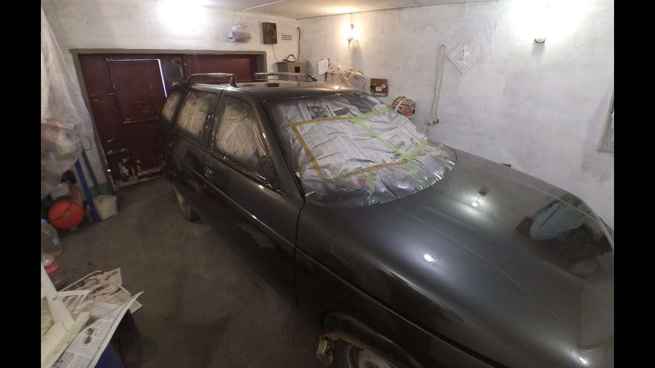 ПОКРАСКА АВТО своими руками. Гаражная покраска ВАЗ 2111. Как Вам результат? Часть 2.