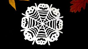 Снежинка с тыквой / Снежинка своими руками