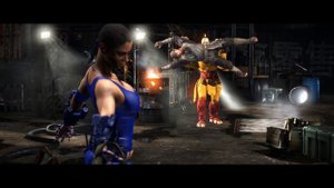 Mortal Kombat XL - Reverse-Flash Goro Costume Skin Mod Performs Intros On Alll Stages 4K Mods