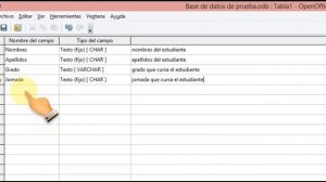 CREAR BASE DE DATOS EN OPENOFFICE