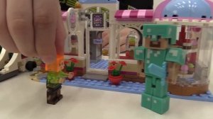 Новый видео сборник – Алекс и Стив Майнкрафт против Мобов! - Видео игры битвы с Lego Minecraft