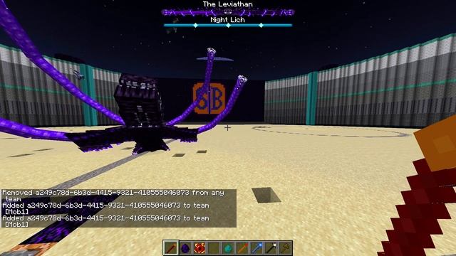 Leviathan vs Bosses of Mass Destruction | Fabric Minecraft Mob Battle смотреть онлайн