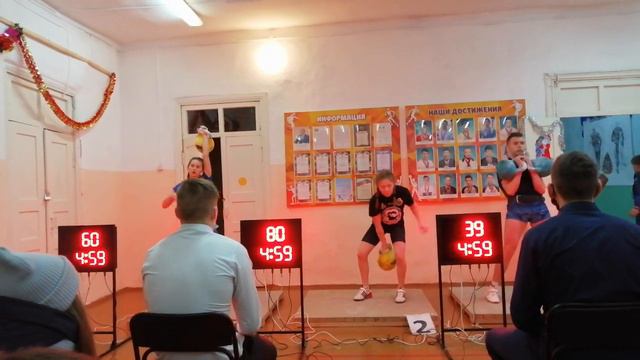 Гиревой спорт. Рывок 16,24кг. Рождественский турнир. смотреть онлайн