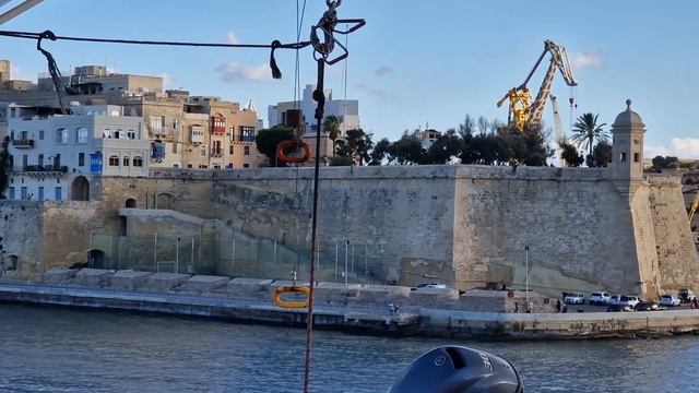 (4K) Departure by ferry from Malta to Sicily. смотреть онлайн