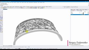 Powermill Проекция поверхности/Surface projection