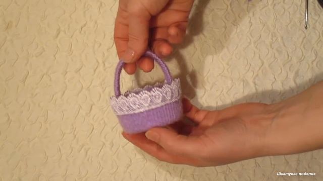 Миленькие корзиночки для Пасхи, декор своими руками. смотреть онлайн