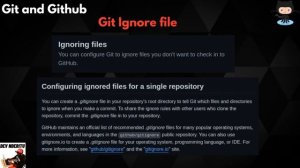 How to use the gitignore file (Part 1)