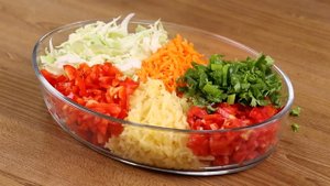 Запеканка из овощей. Легкий ужин