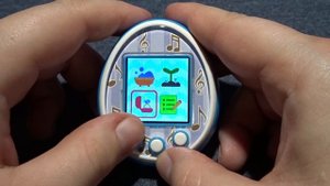 Let's play the TOUMA Virtual Pet Knockoff Tamagotchi! Part 1 | PandaBunny