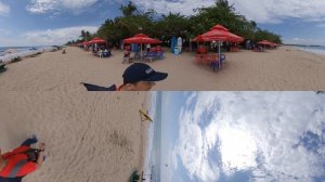 Walking Around - Kuta Beach Bali - 360 Video in 4K Quality