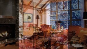 Интерьер деревянного дома.Интерьер каминной комнаты