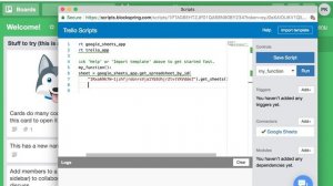 Add-on in 60 Seconds - Blockspring Scripts for Trello