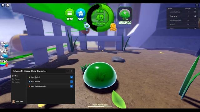 Roblox Super Slime Simulator Script - Auto Farm GUI & More смотреть онлайн