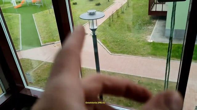Теплый балкон в Пушкине. Замена холодного фасадного остекления на теплое. Остекление балконов СПб.