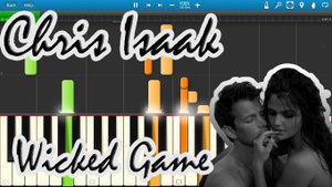 Chris Isaak - Wicked Game [Piano Tutorial] Synthesia