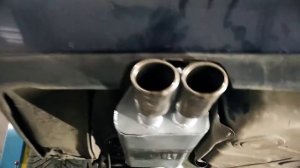 Mercedes Benz E210 Замена глушителя