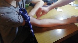 Первый раз делаю внутривенную инъекцию