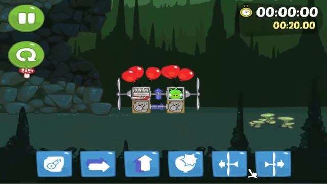 Веселая ИГРА головоломка для детей Bad Piggies или Плохие свинки [89] Серия смотреть онлайн