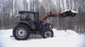 Трактор LOVOL TD904 с фронтальным погрузчиком FRONTLIFT