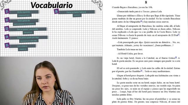 ЧТЕНИЕ НА ИСПАНСКОМ. VACACIONES AL SOL. ГЛАВА 8