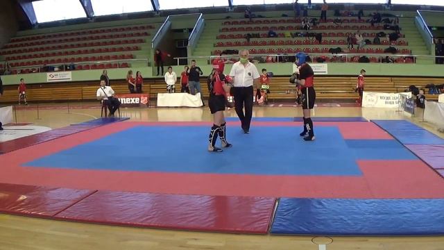 Nađ Varga Kristina "UF Spartak" Subotica - Bogićević Sunčica "Ere" Užice, seniorke, do 48kg, sanda смотреть онлайн