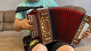 Оренбургский платок гармонь