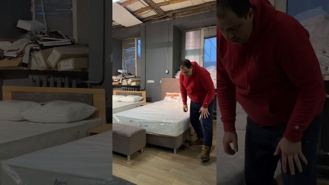 Обзор кровати Бокс Спринг от фабрики Морфей в размере 140*200 см смотреть онлайн