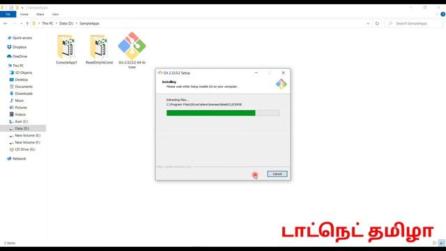 GitHub: How to download and install Git Scm Tool? |Git-scm Tool | DotNet Tamizha | Tamil смотреть онлайн