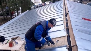 Детский лагерь " Лесное озеро ". Фальцевая кровля. Купол часовни!