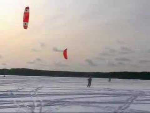 Snowkiting. Kavgolovo, 16-02-08.