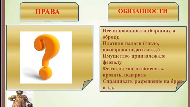 Урок по Истории 7 класс - Изменения в социальной структуре Российского общества