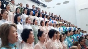 Гимн Хангаласского улуса "Ханаластар буолабыт"! 100-летие Республики Саха! Поет хор села Октемцы.