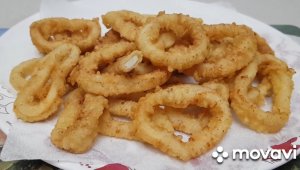 Кальмары в кляре.