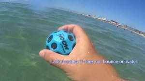 Waboba Moon Ball Sea Test