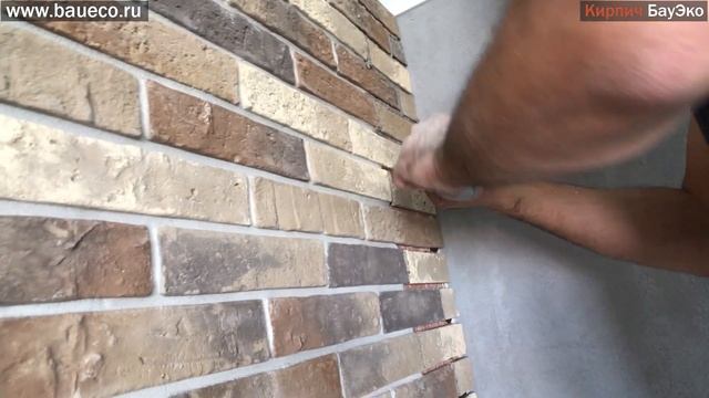 Декоративный кирпич Аликанте -плитка для аккуратных стен. Обзор. Укладка смотреть онлайн