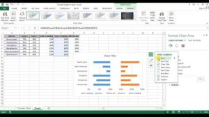 Tornado or a Butterfly Chart in Excel