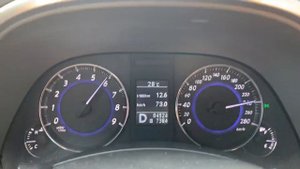 Infiniti FX37 max speed / максимальная скорость