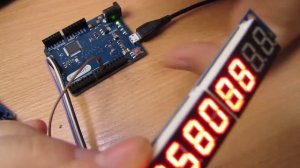7-сегментный модуль на MAX7219