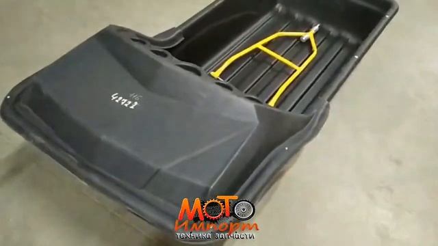 Сани волокуши Sоlаr А-16 Tundrа 1700х800х300 с обвязкой, дышлом, отбойником, капотом смотреть онлайн