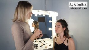 пудра-основа - как наносить минеральную пудру-основу belka