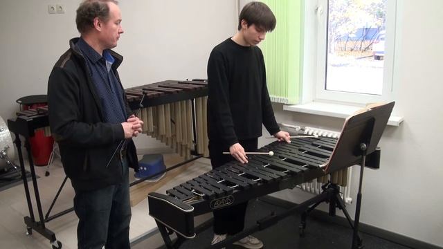 Видеоурок «Работа над этюдами и упражнениями на ксилофоне в старших классах» смотреть онлайн