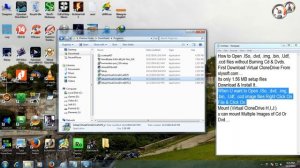 Mount Iso, nrg, dvd, img, bin, Udf, ccd files without Burning