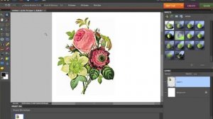 Anna Griffin type 3D flower tutorial using photoshop elements