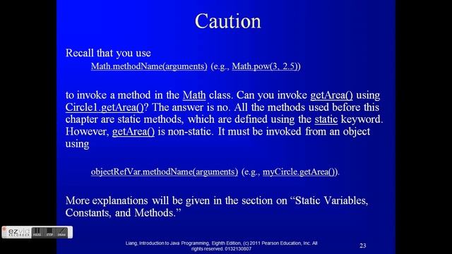 Object and Class in Java смотреть онлайн